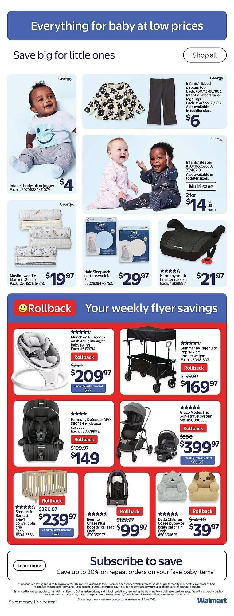 Walmart flyer from August 1 to August 8 2025 - flyer page 13