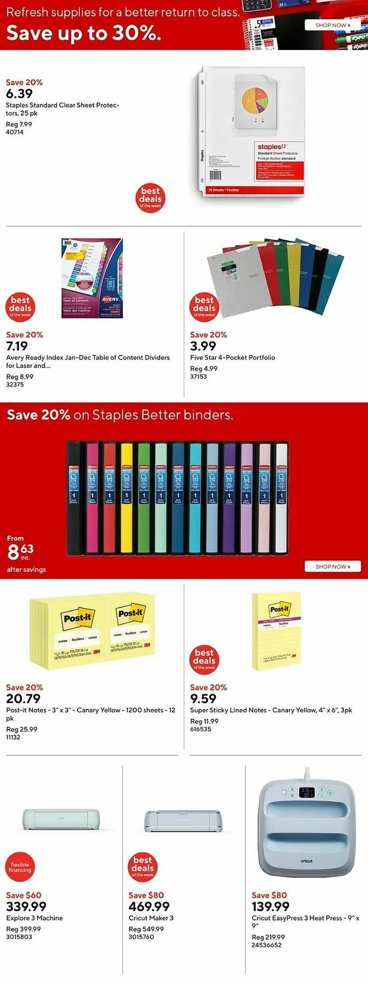 Staples flyer from January 2 to January 16 2025 - flyer page 4