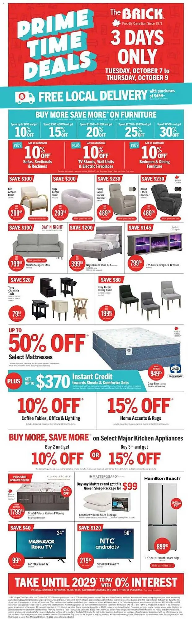 The Brick flyer from October 7 to October 9 2025 - flyer page 1