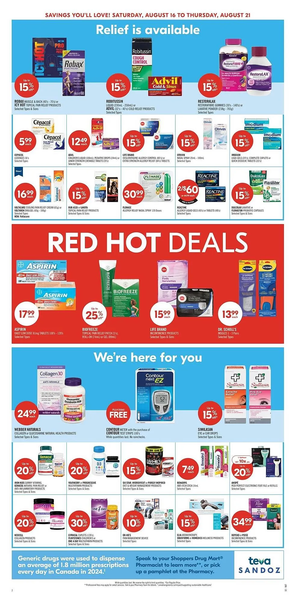 Shoppers Drug Mart flyer from August 14 to September 24 2025 - flyer page 4