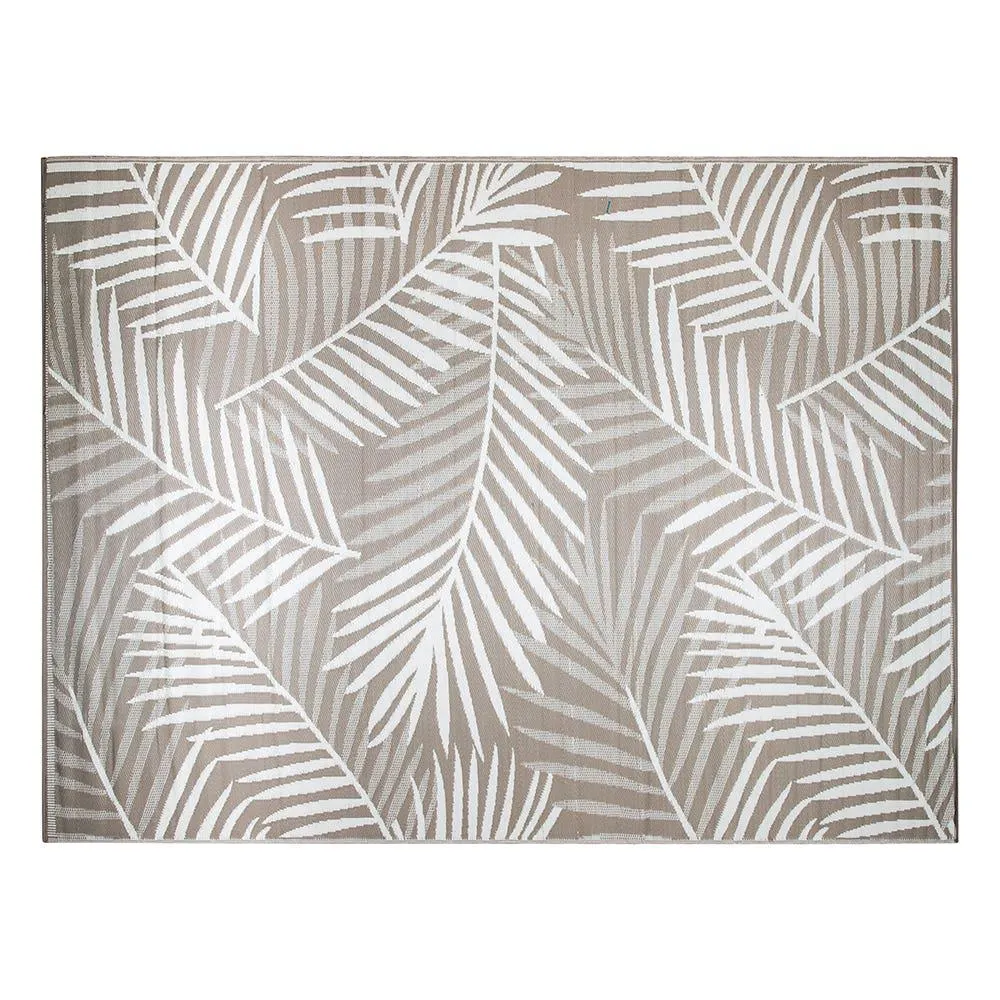 KSP Outdoor 'Areca Palm' All Season Mat (Grey, 9' x 12')