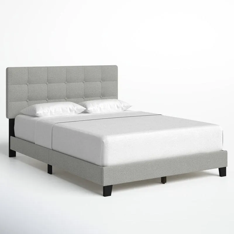 Abdiel Tufted Upholstered Low Profile Platform Bed