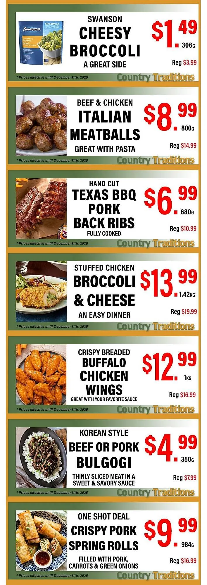 Country Traditions flyer from December 5 to December 11 2025 - flyer page 2