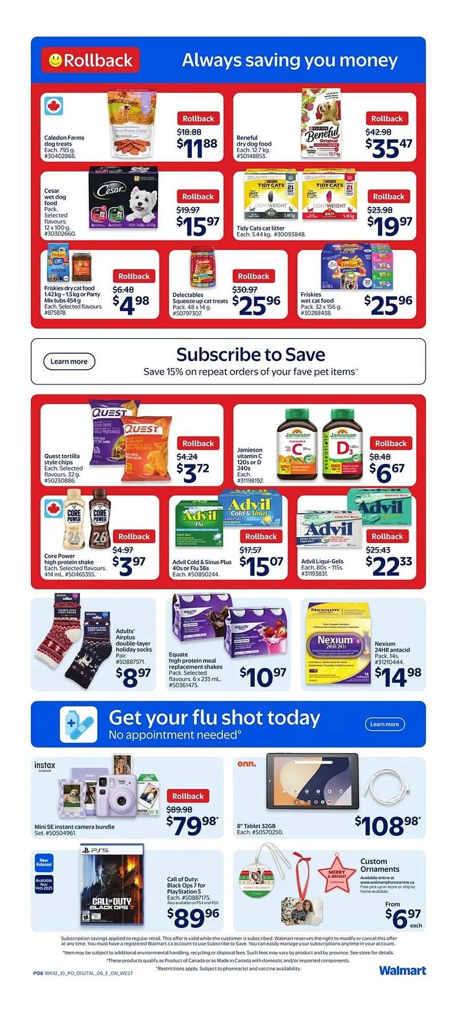 Walmart flyer from November 13 to November 19 2025 - flyer page 7