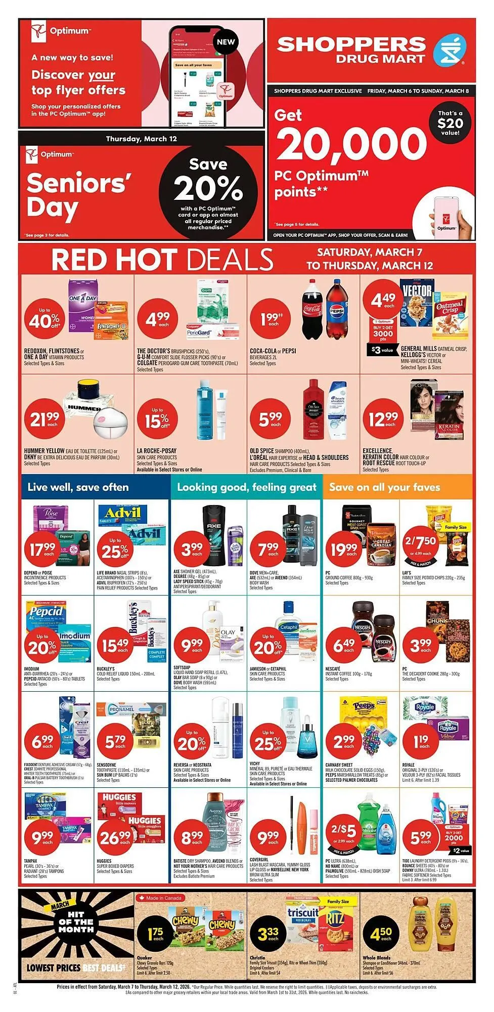 Shoppers Drug Mart flyer from March 7 to March 12 2026 - flyer page 4