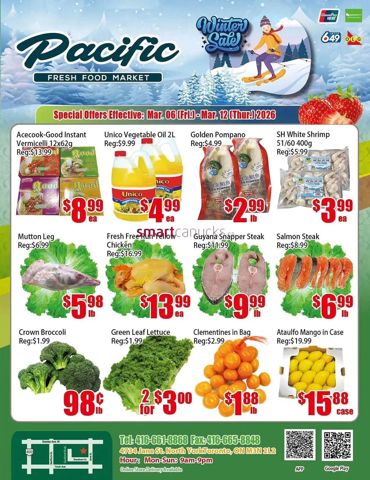 New Pacific Supermarket flyer from March 6 to March 12 2026 - flyer page 1