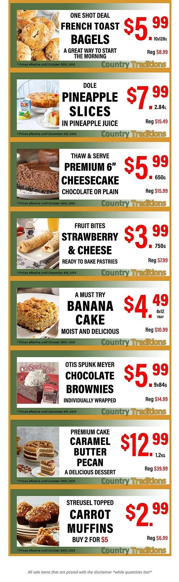 Country Traditions flyer from November 28 to December 4 2025 - flyer page 3