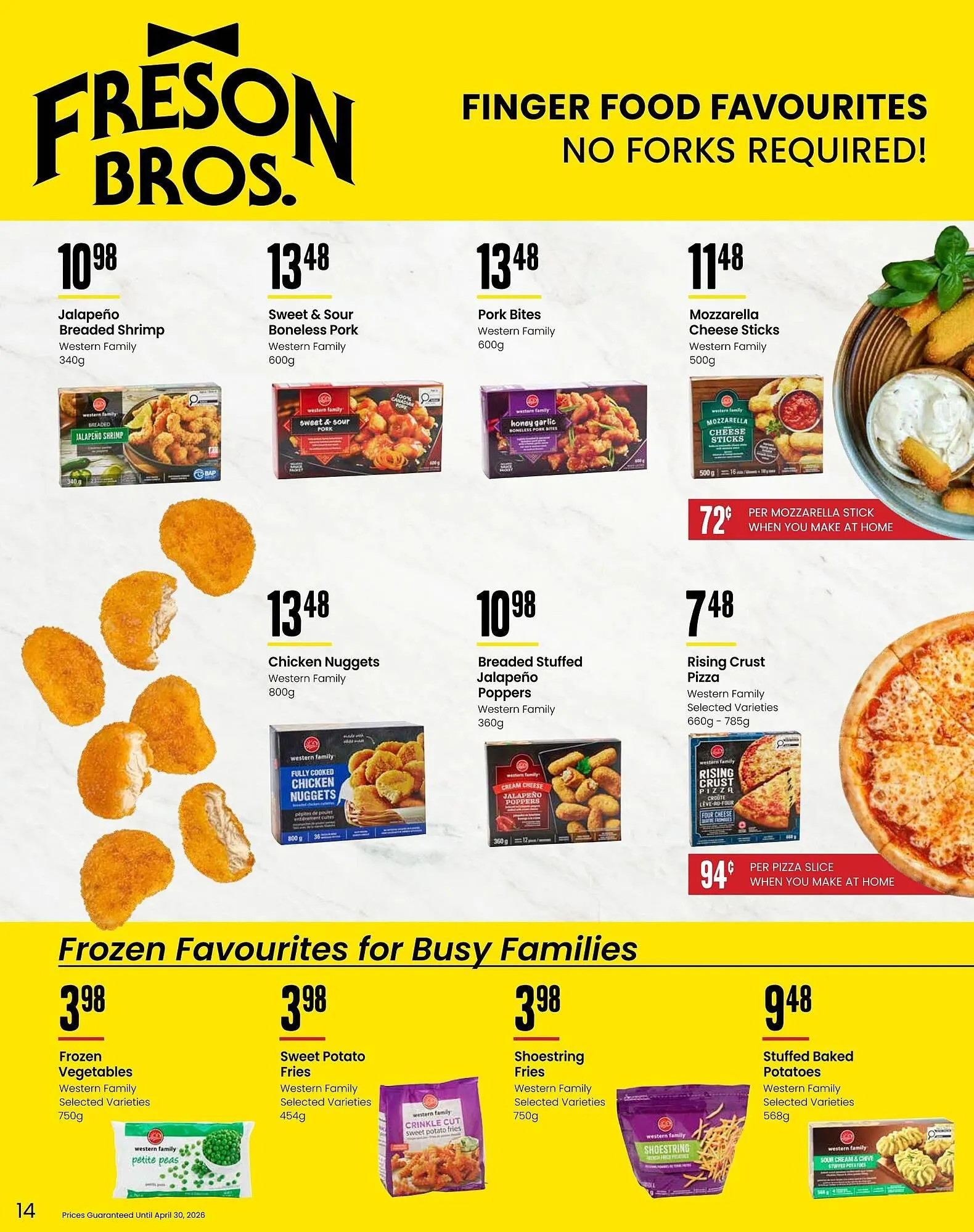 Freson Bros flyer from February 27 to April 30 2026 - flyer page 14