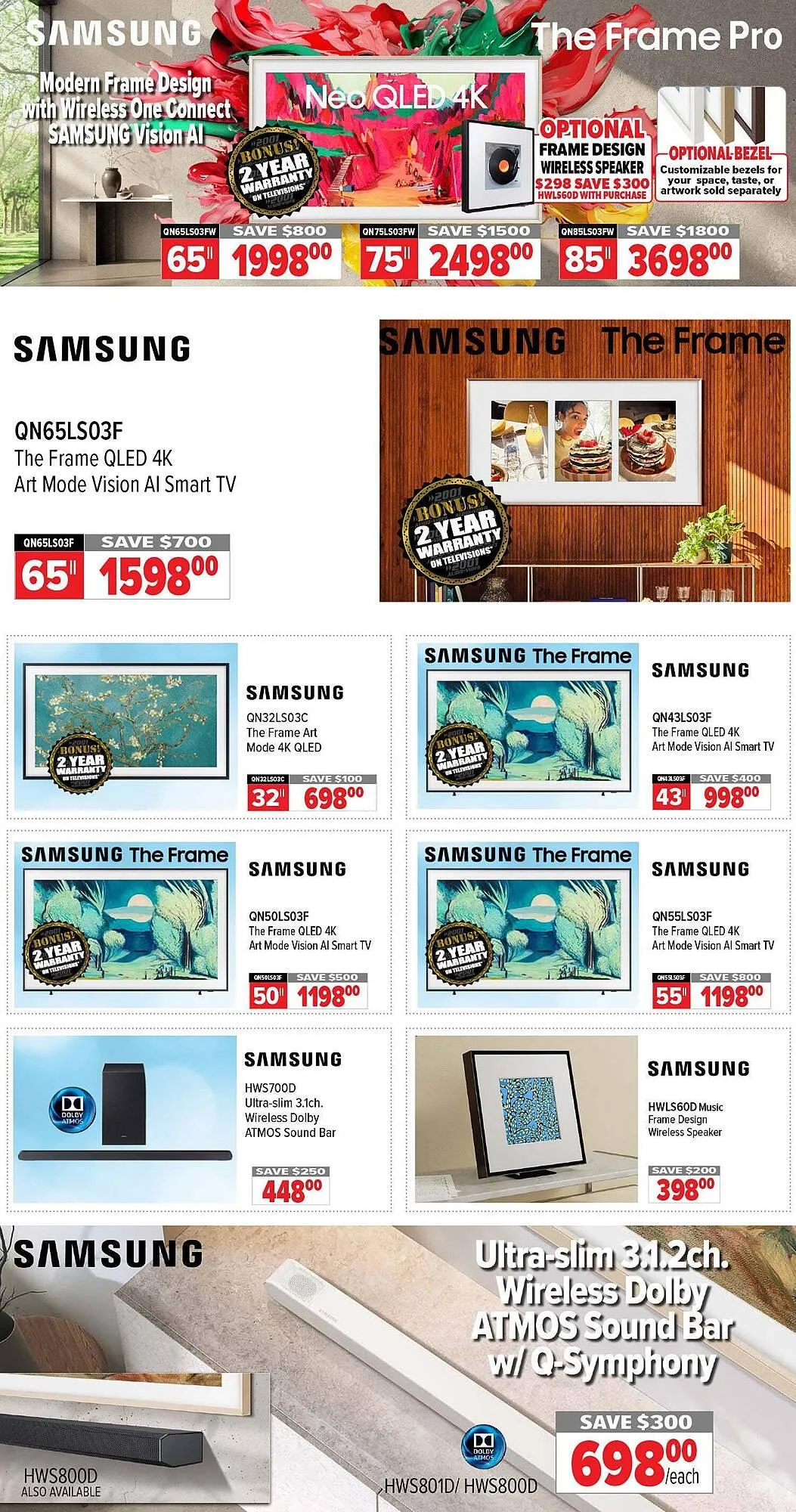 2001 Audio Video flyer from December 25 to January 1 2026 - flyer page 10