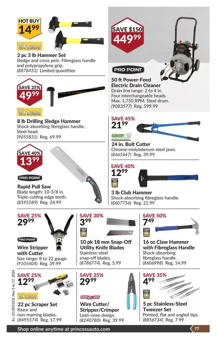 National Sale from November 5 to November 17 2024 - flyer page 81