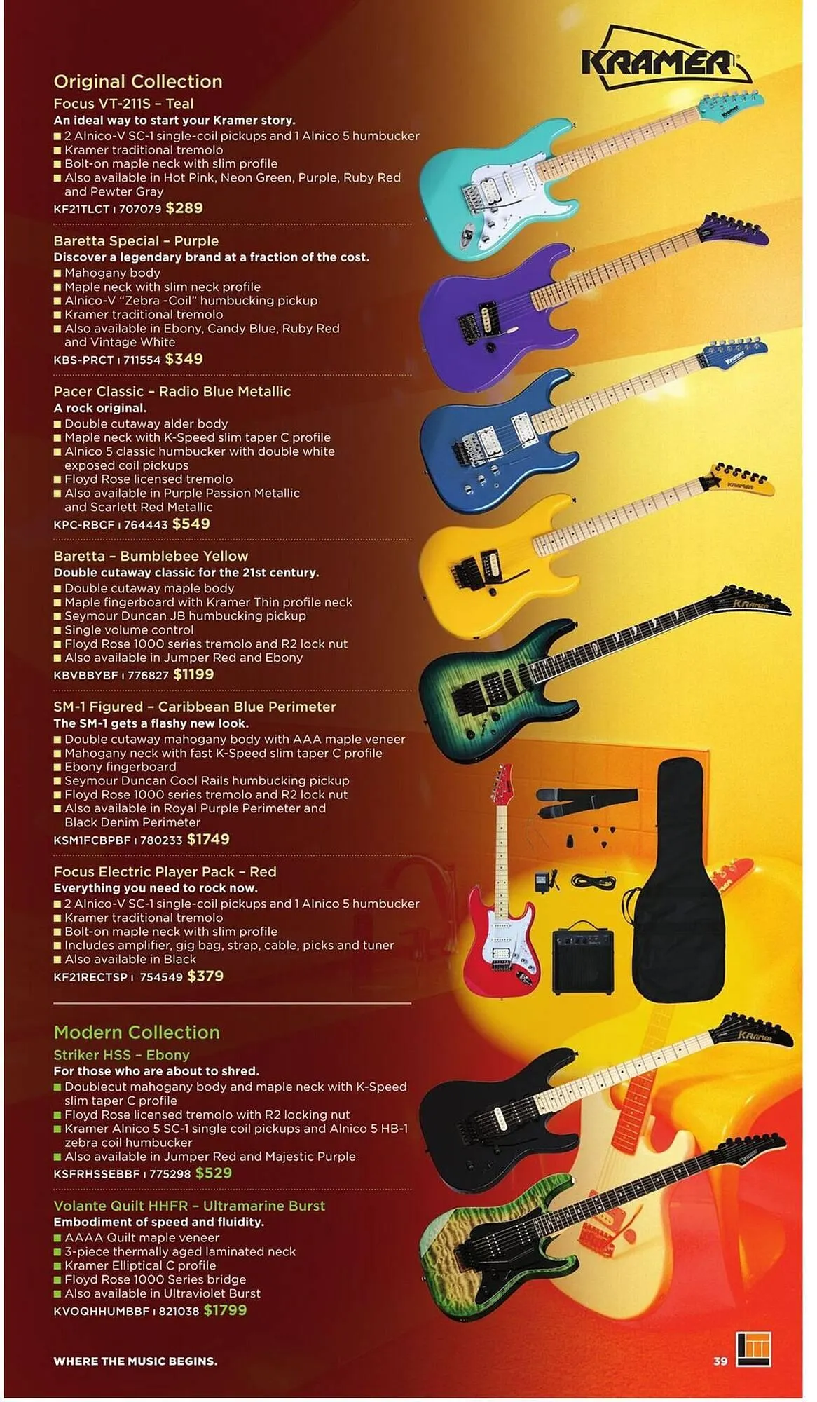 Long & McQuade flyer from November 5 to July 31 2026 - flyer page 39