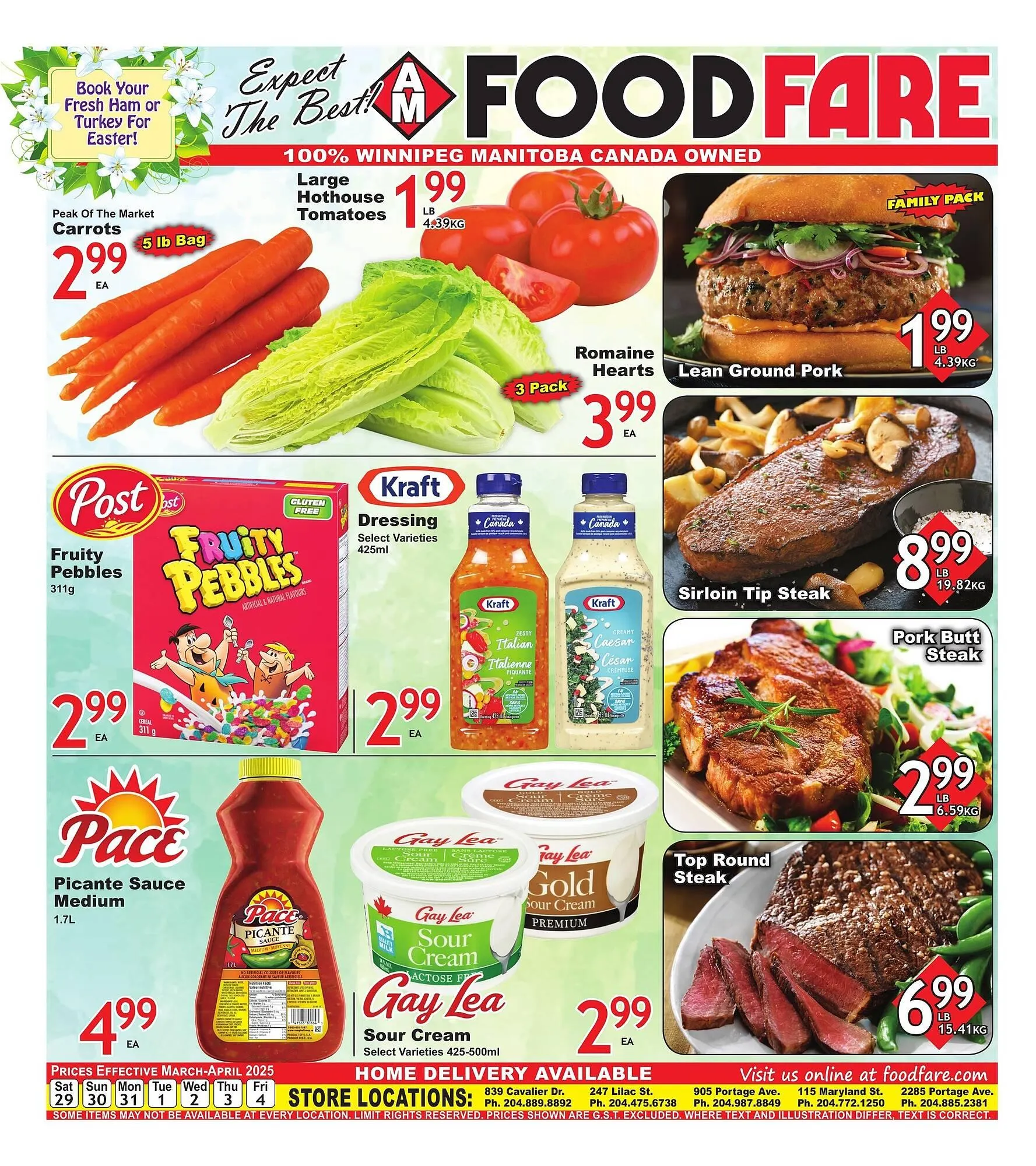 Food Fare flyer from March 28 to April 3 2025 - flyer page 1