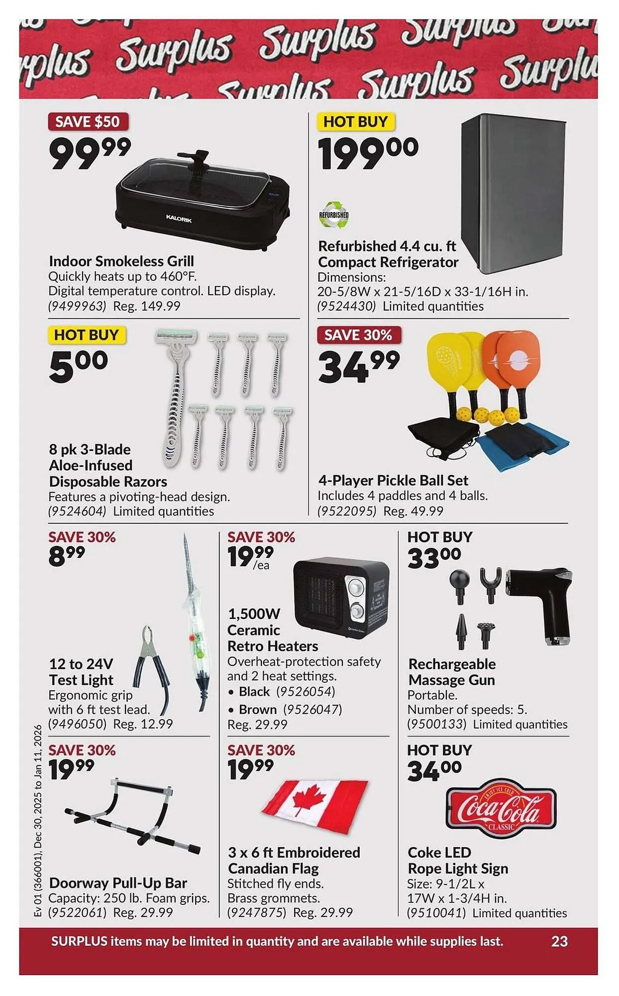 Princess Auto flyer from December 26 to January 2 2026 - flyer page 27