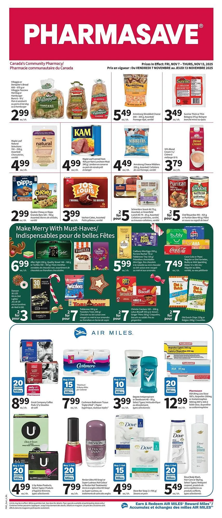 Pharmasave flyer from November 3 to November 12 2025 - flyer page 1