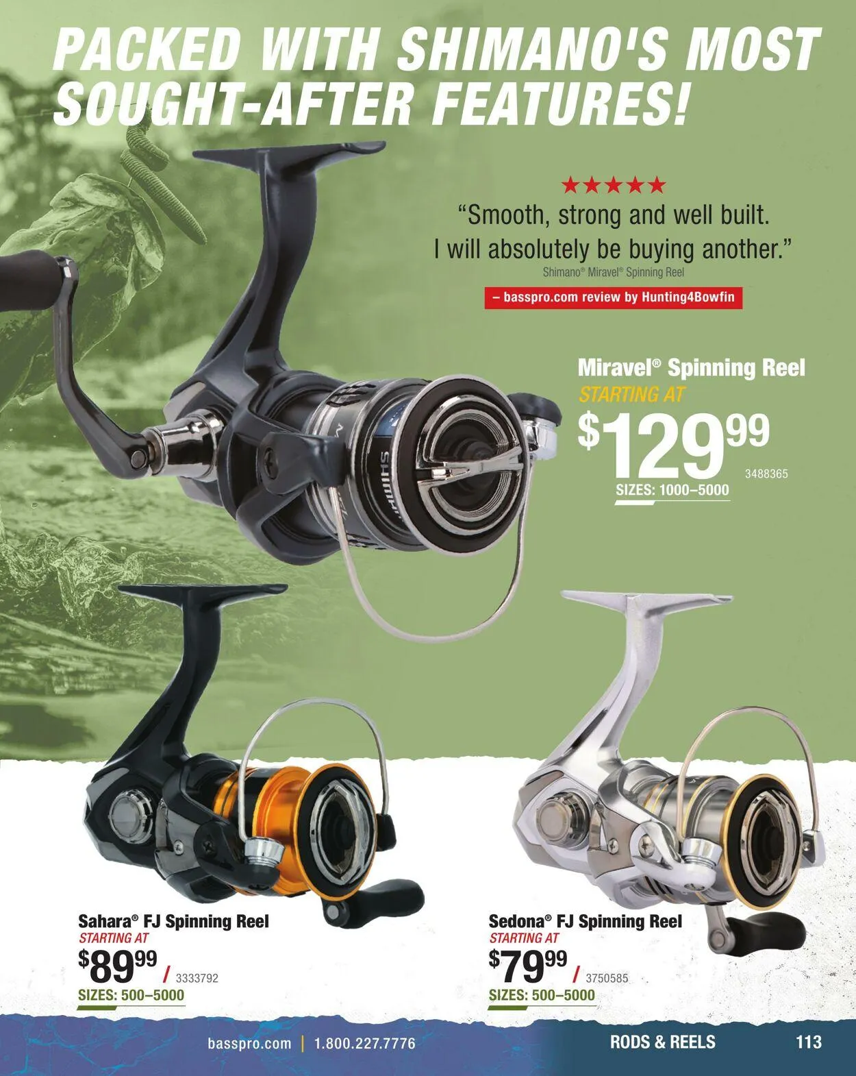 Bass Pro Current flyer from April 7 to April 21 2025 - flyer page 113