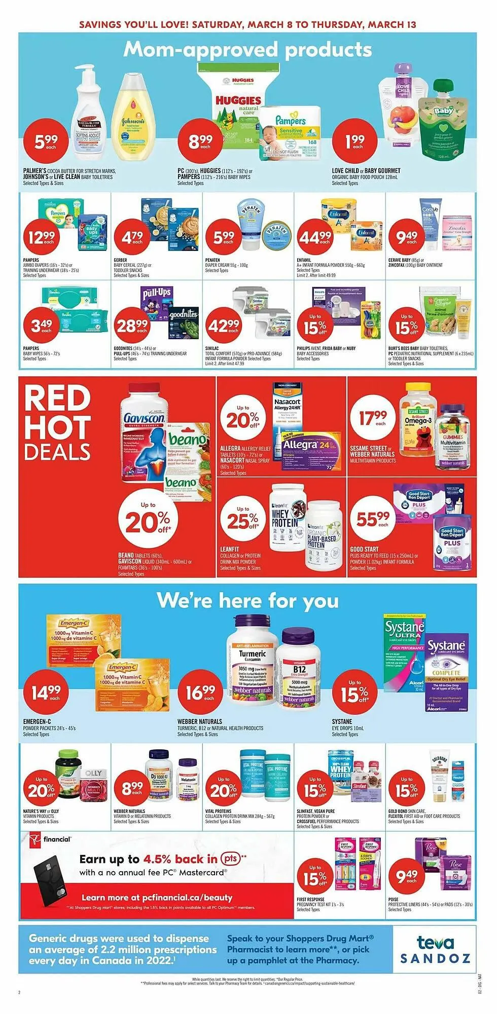 Shoppers Drug Mart flyer from March 6 to March 13 2025 - flyer page 4