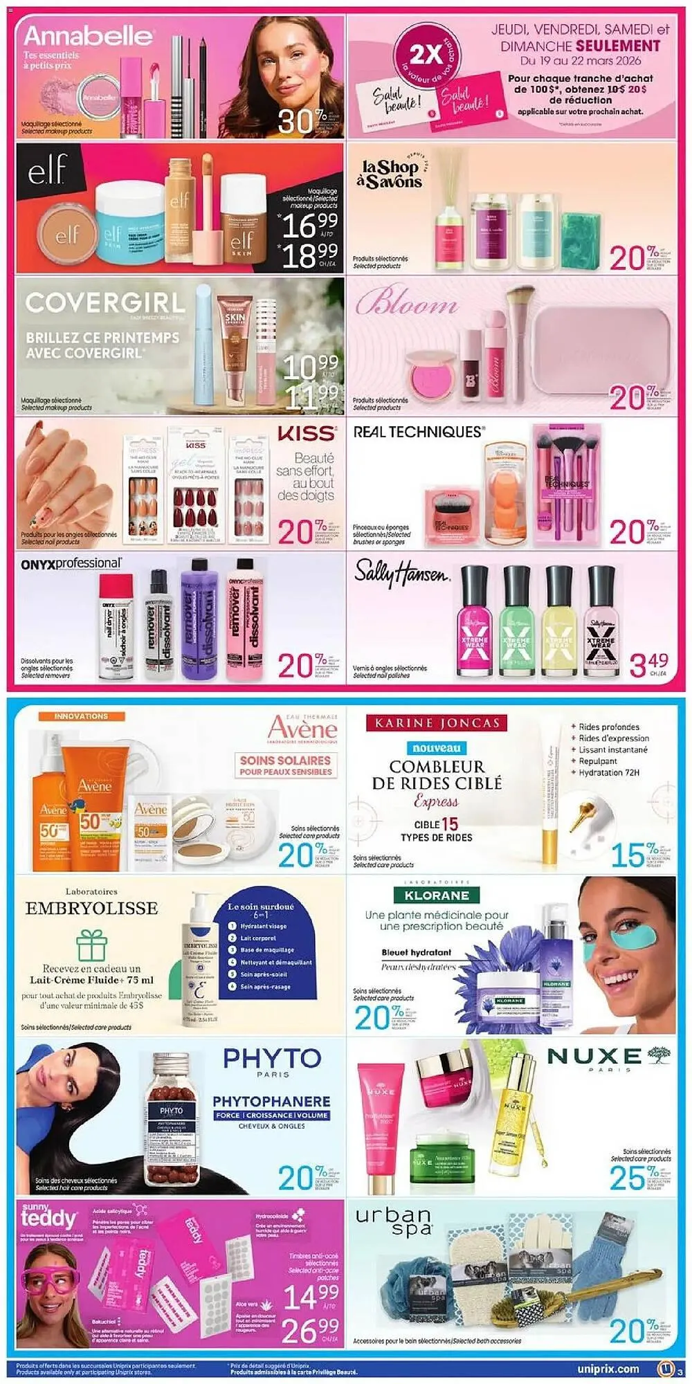 Uniprix flyer from March 19 to March 26 2026 - flyer page 4