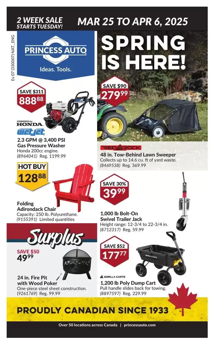 National Sale from March 25 to April 6 2025 - flyer page 1