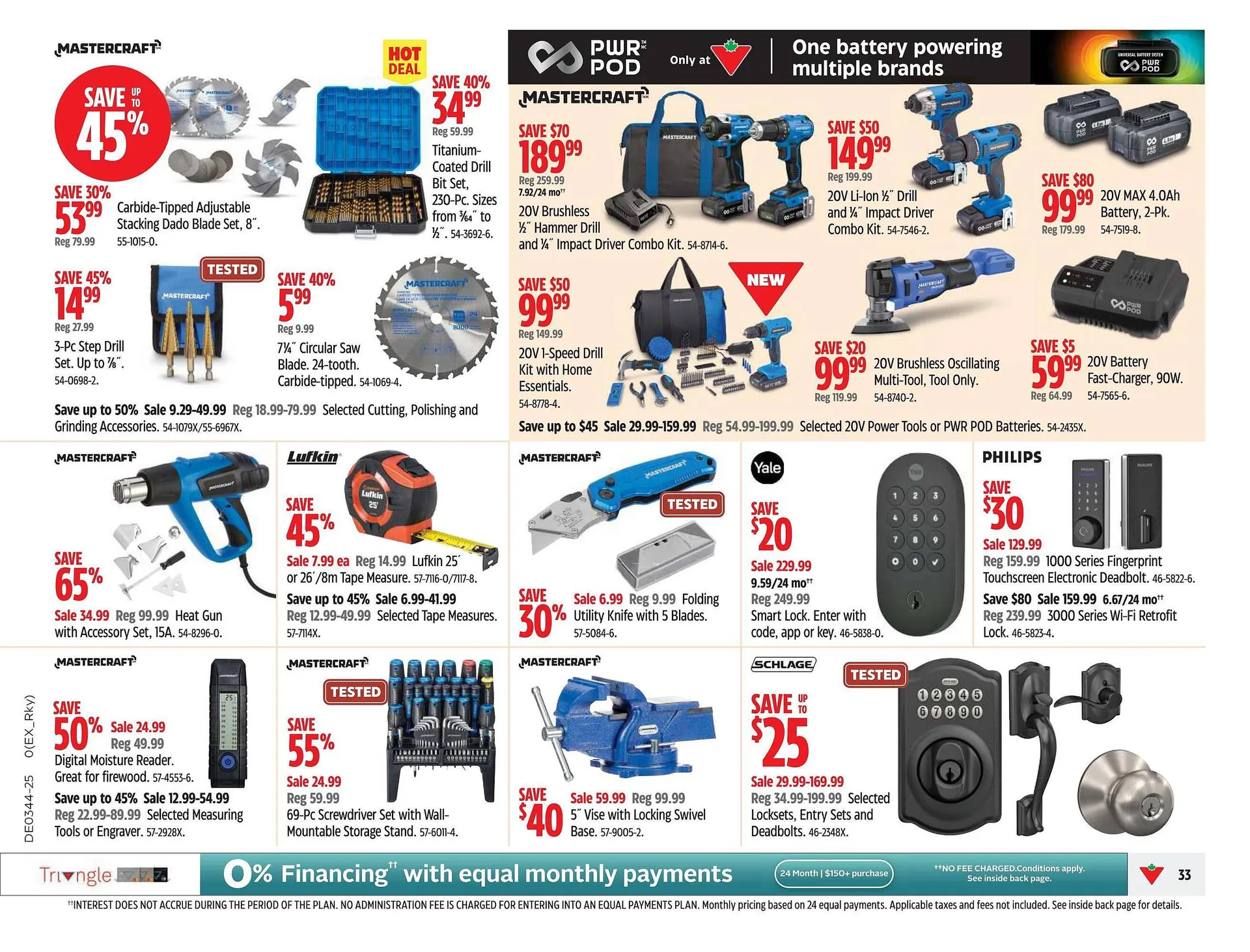 Canadian Tire flyer from October 23 to October 29 2025 - flyer page 33