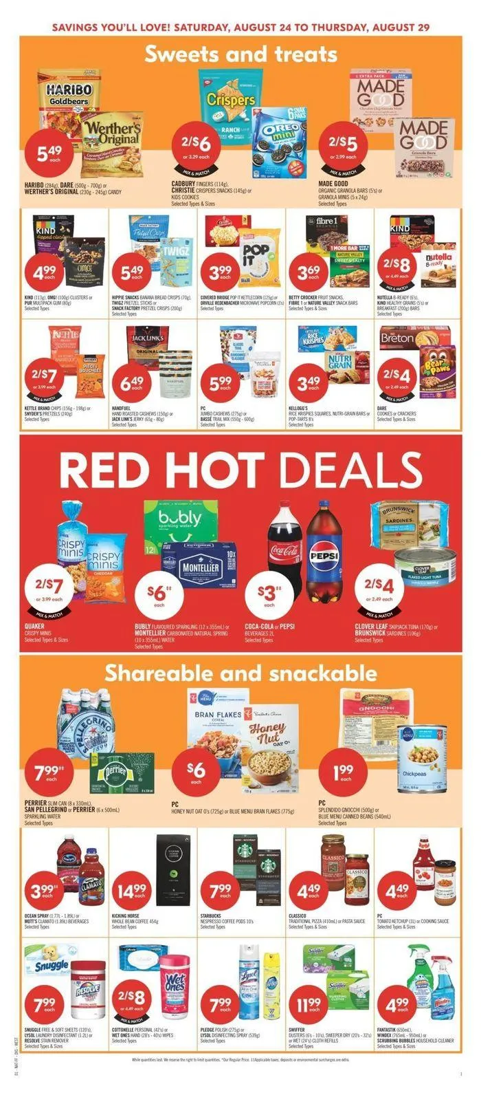 Exclusive deals and bargains from August 24 to August 29 2024 - flyer page 26