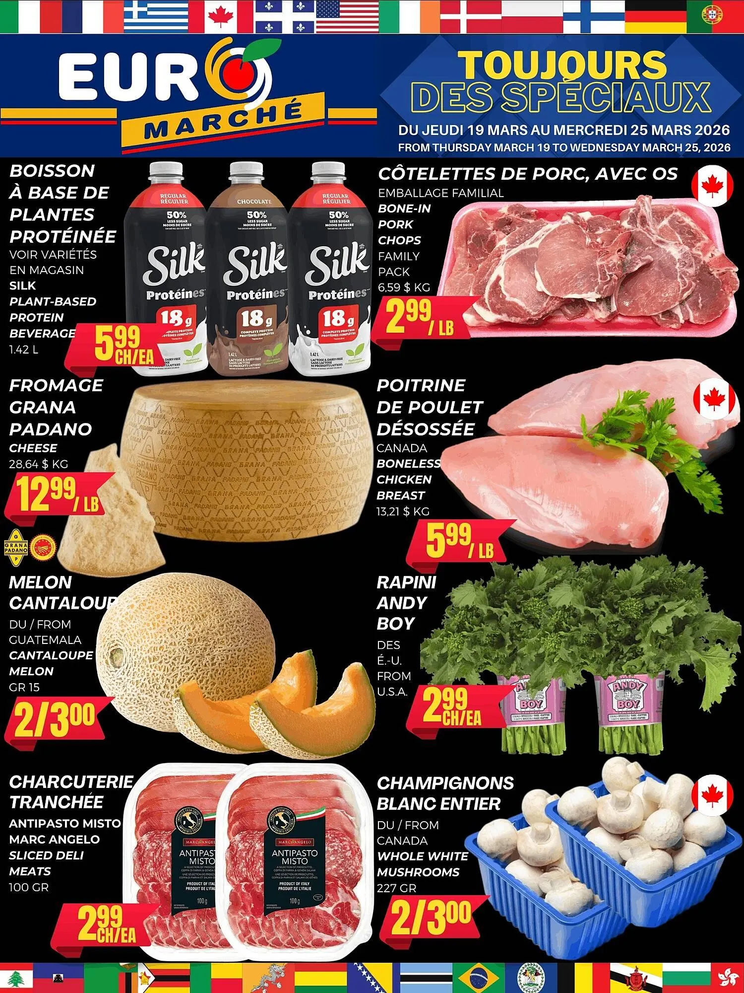 Euromarché flyer from March 19 to March 25 2026 - flyer page 1