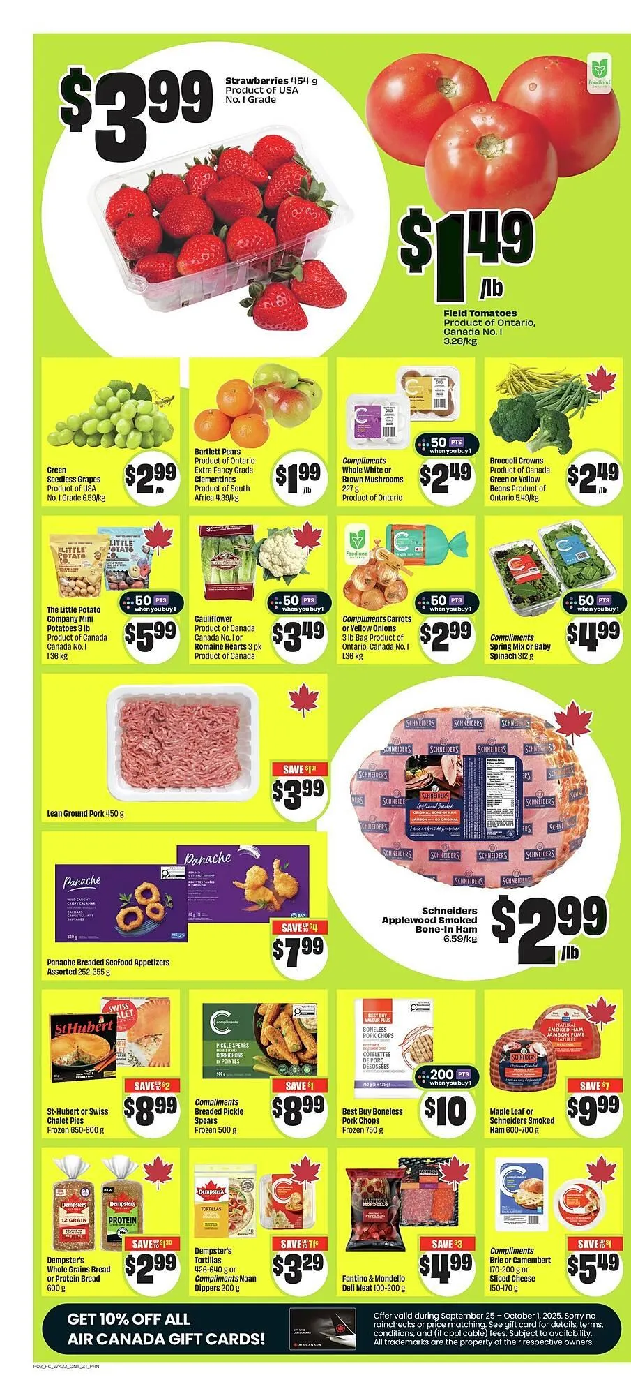 FreshCo flyer from September 26 to October 17 2025 - flyer page 3