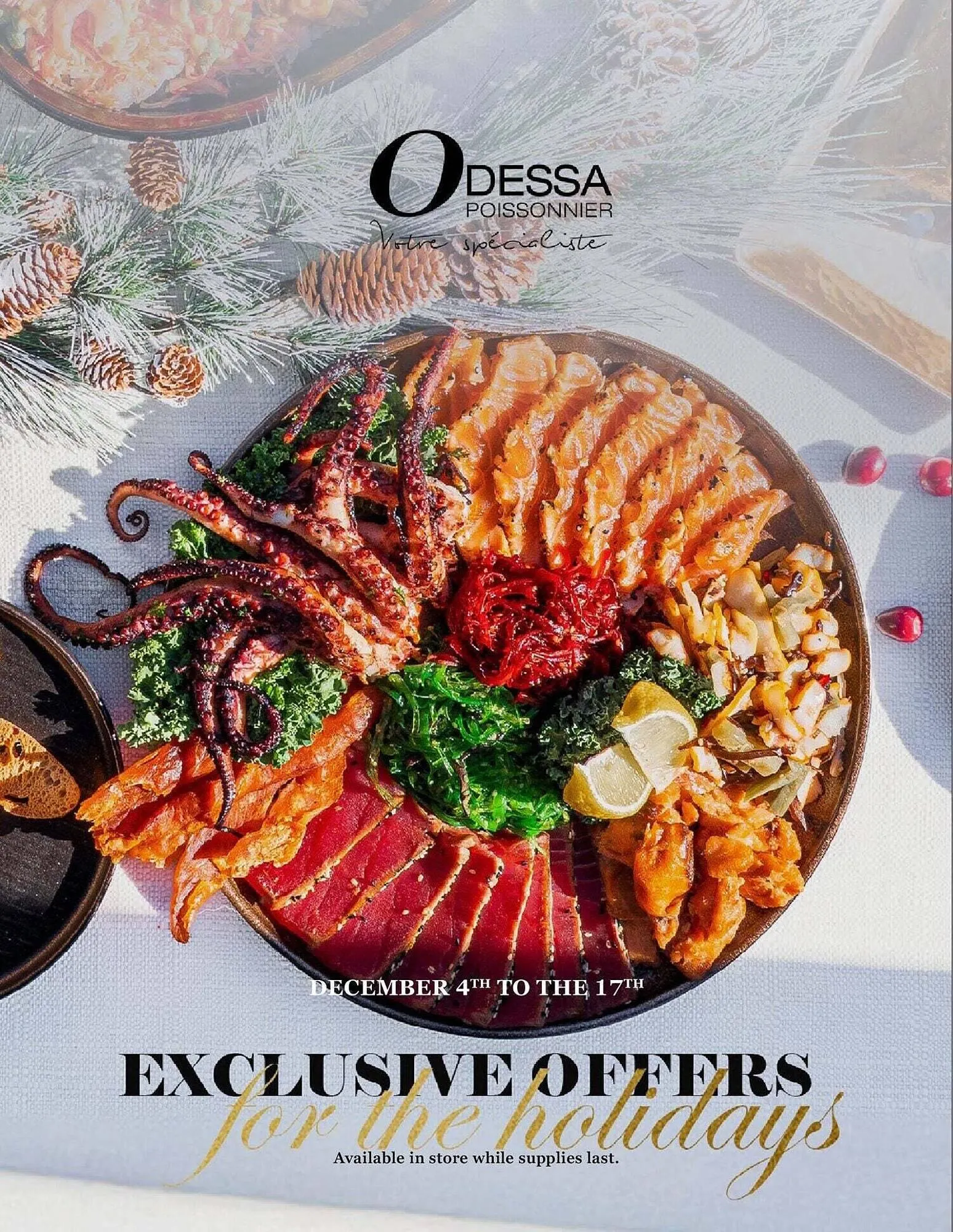 Odessa Poissonnier flyer from December 4 to December 11 2025 - flyer page 1