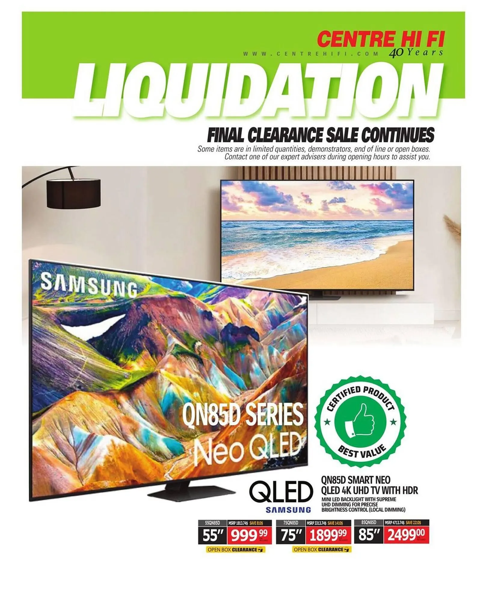 Centre Hi-Fi flyer from November 28 to December 4 2025 - flyer page 84