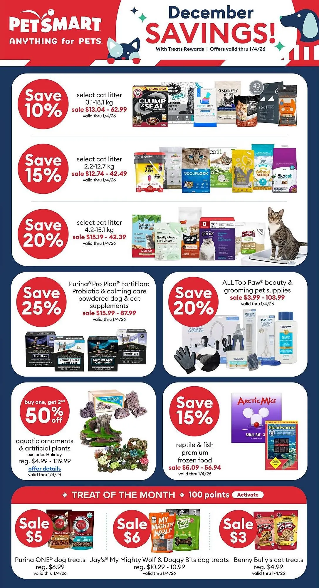 Petsmart flyer from December 1 to December 31 2025 - flyer page 2