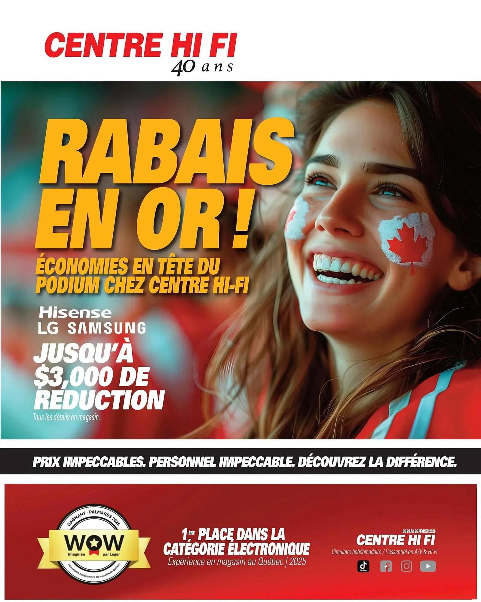 Centre Hi-Fi flyer from February 20 to February 26 2026 - flyer page 1