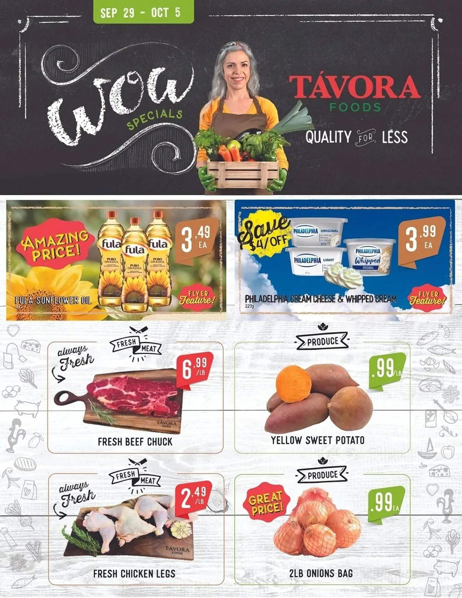 Tavora Foods flyer from October 2 to October 8 2025 - flyer page 1