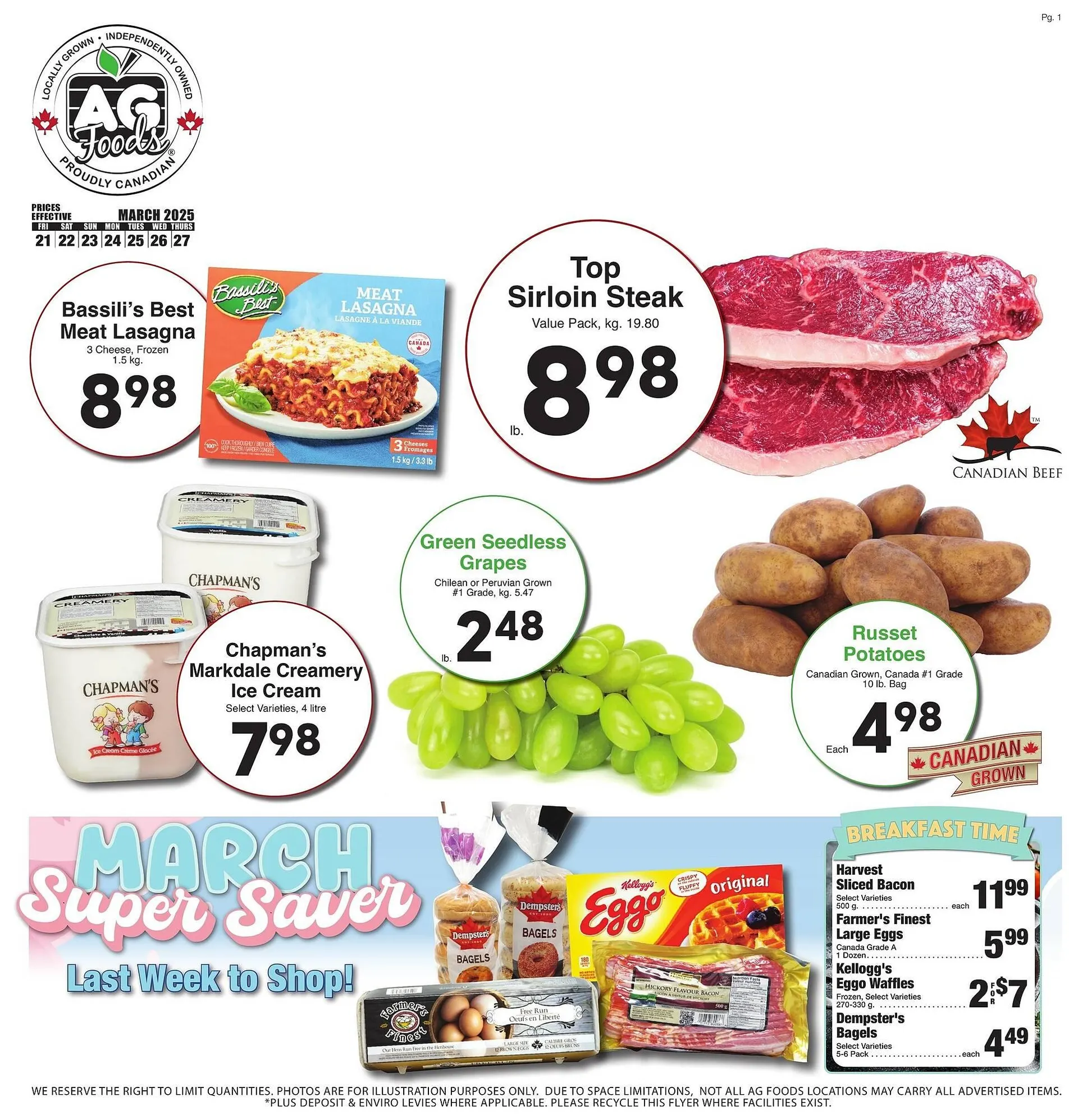 AG Foods flyer - 1