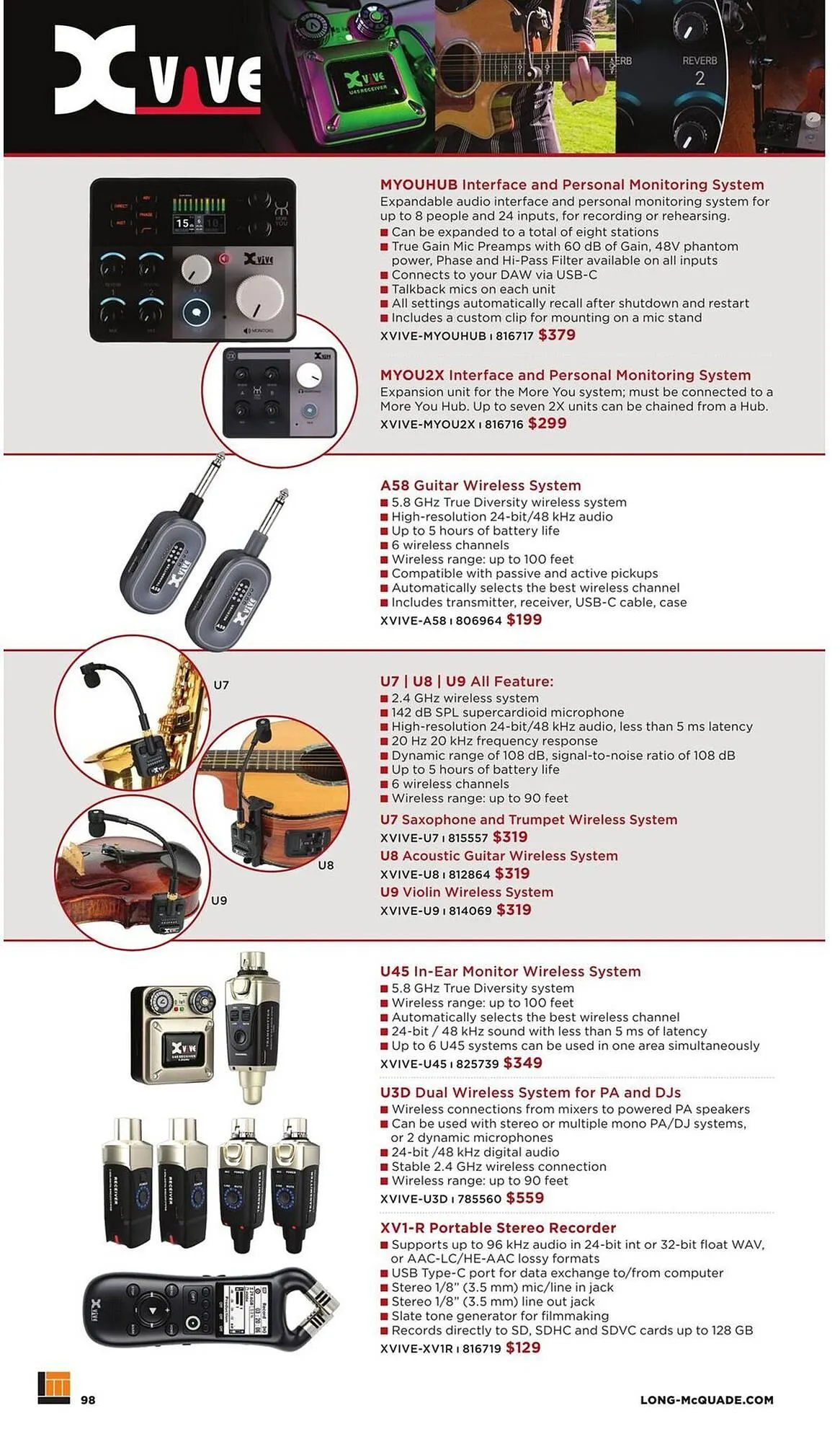 Long & McQuade flyer from November 5 to July 31 2026 - flyer page 98