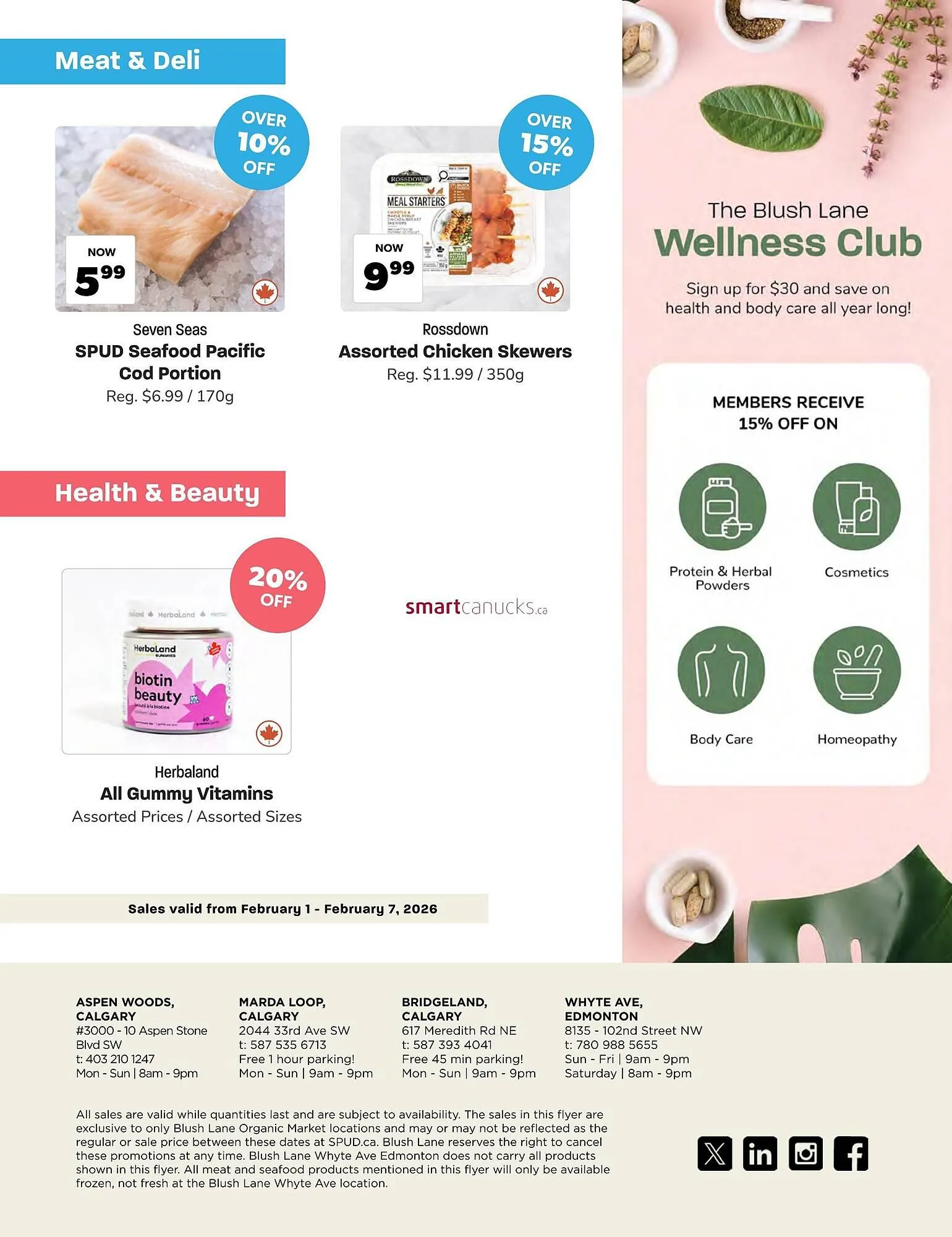 Blush Lane Organics flyer from February 1 to February 7 2026 - flyer page 4