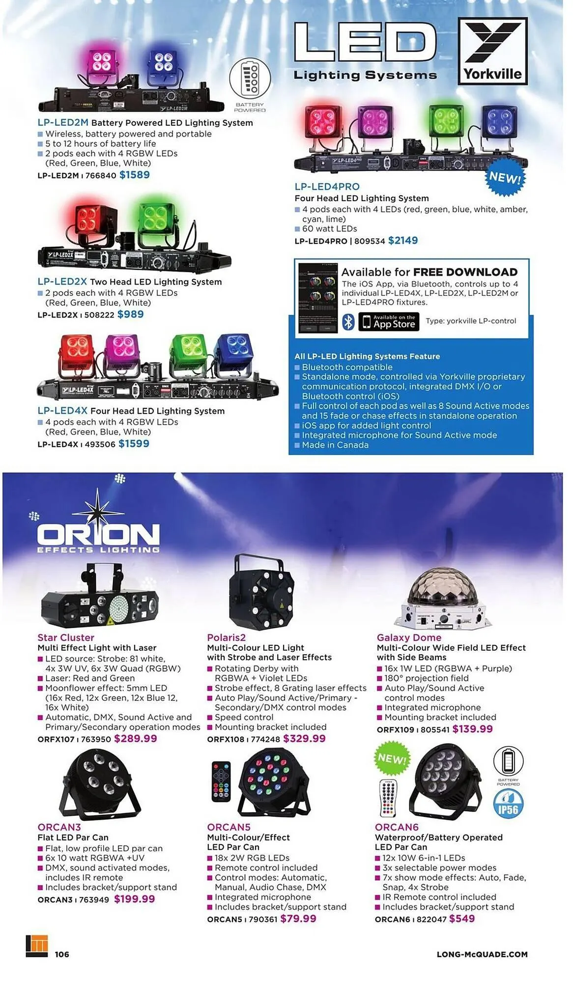 Long & McQuade flyer from November 5 to July 31 2026 - flyer page 106