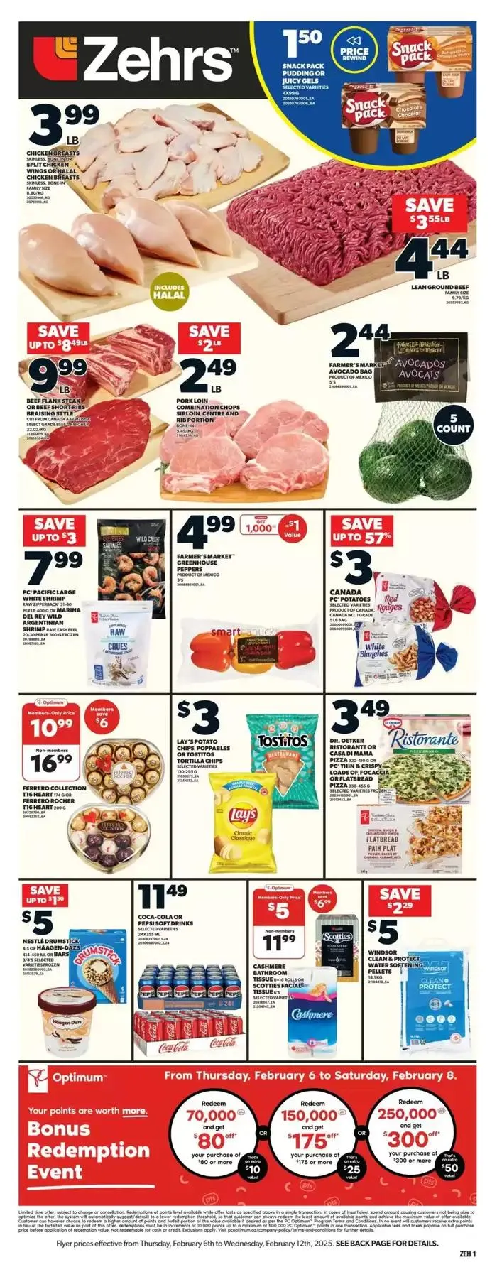 Zehrs Markets weeky flyer from February 6 to February 12 2025 - flyer page 3