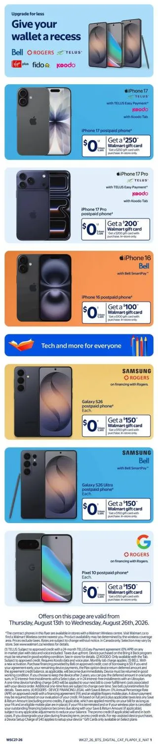 Walmart Flyer from August 27 to September 2 2026 - flyer page 23