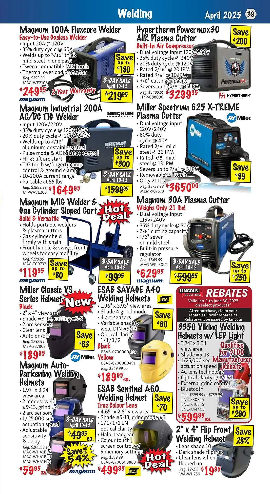 KMS Tools flyer from April 1 to April 30 2025 - flyer page 39