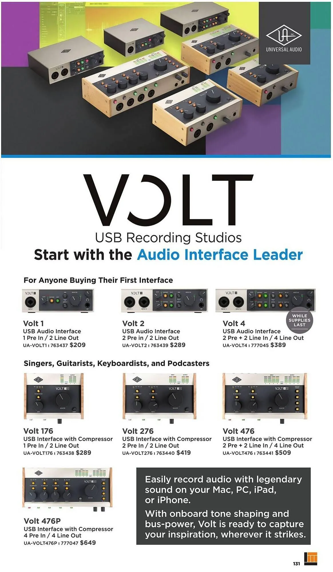 Long & McQuade flyer from October 9 to October 31 2025 - flyer page 131
