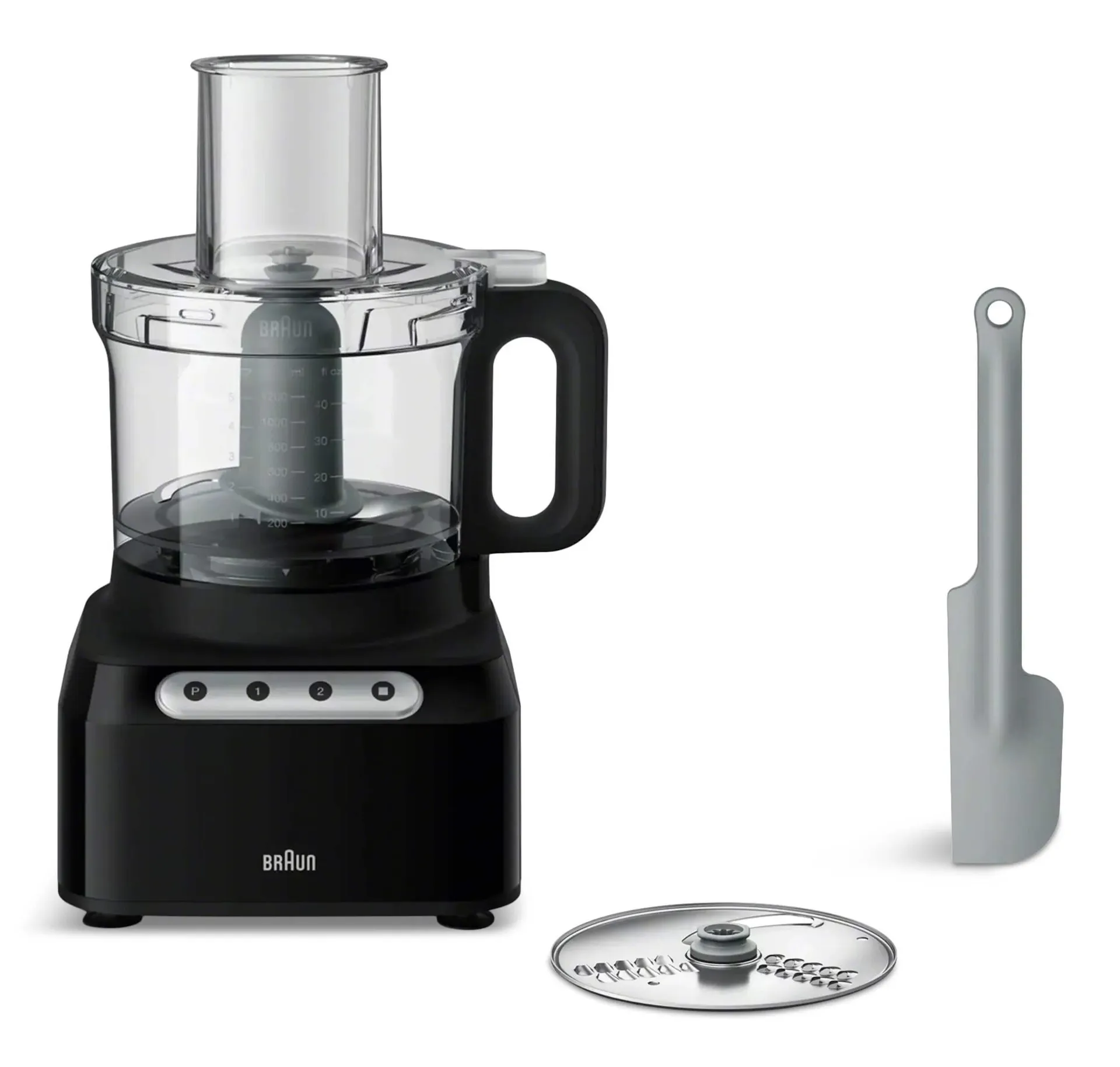 Braun 8-Cup (1.9 L) Food Processor, 550W Motor, Black