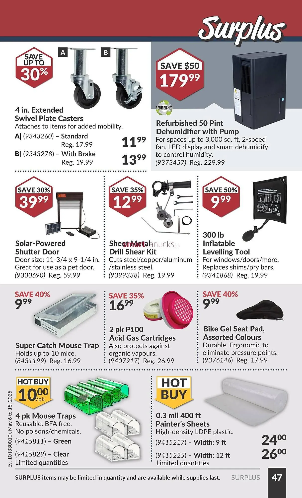 Princess Auto flyer from May 5 to May 11 2025 - flyer page 50