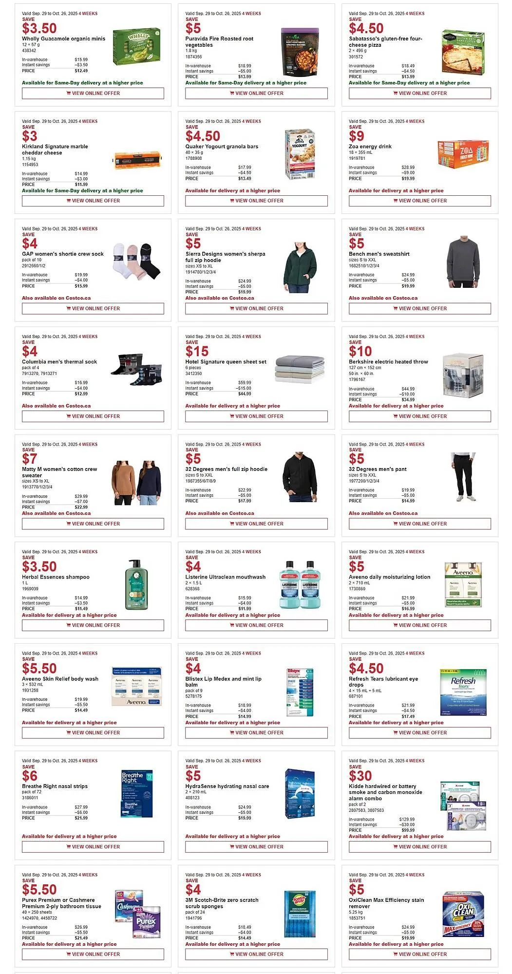 Costco flyer from October 13 to October 26 2025 - flyer page 3