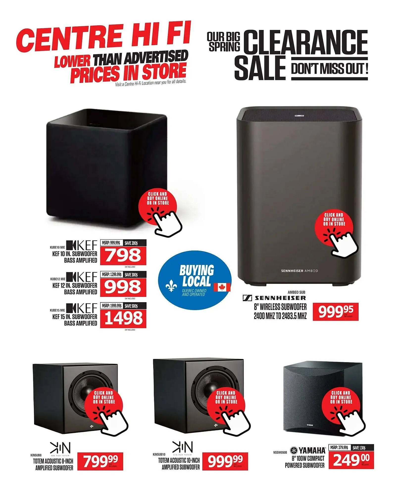 Centre Hi-Fi flyer from April 11 to April 17 2025 - flyer page 58