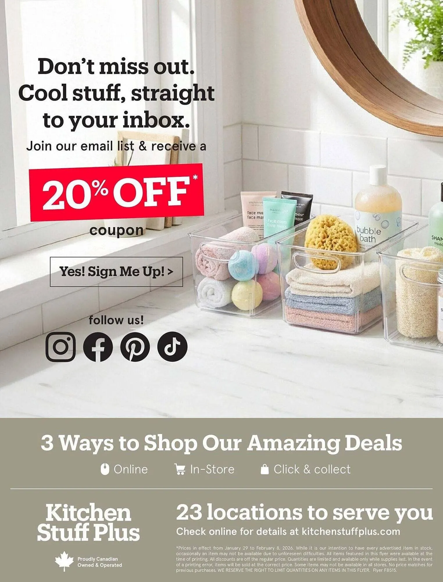 Kitchen Stuff Plus flyer from January 29 to February 9 2026 - flyer page 19