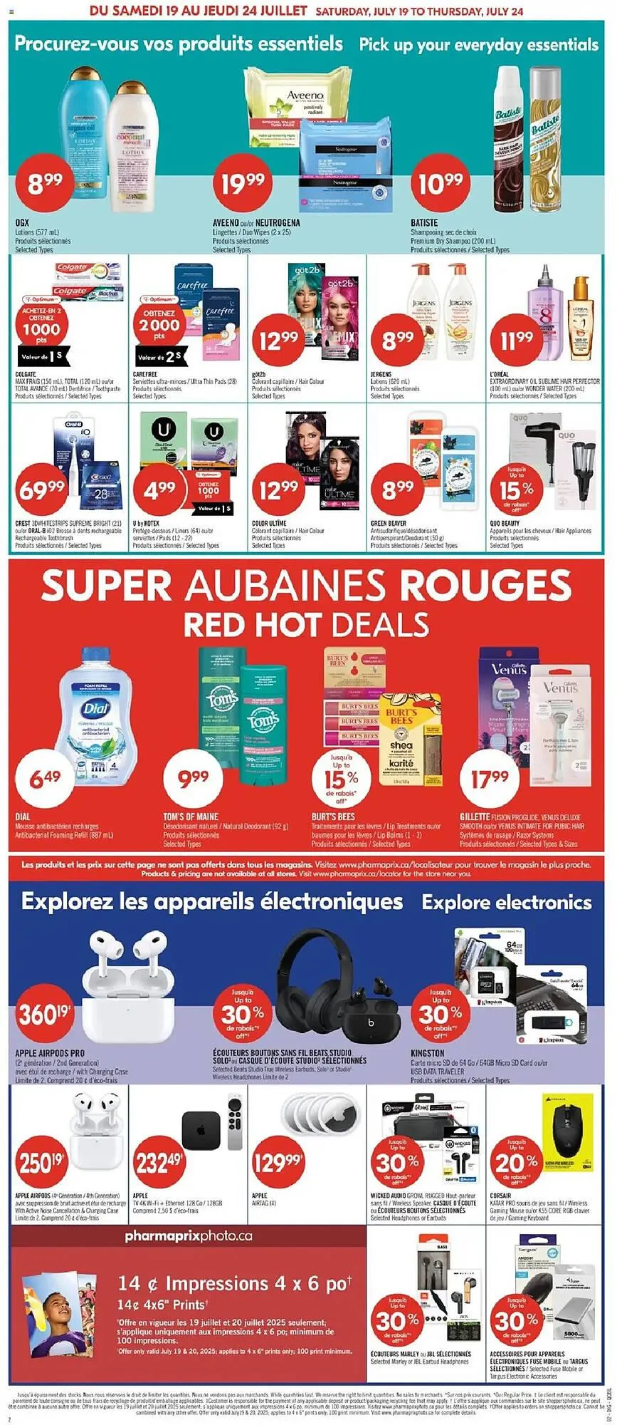 Pharmaprix flyer from July 18 to July 23 2025 - flyer page 10