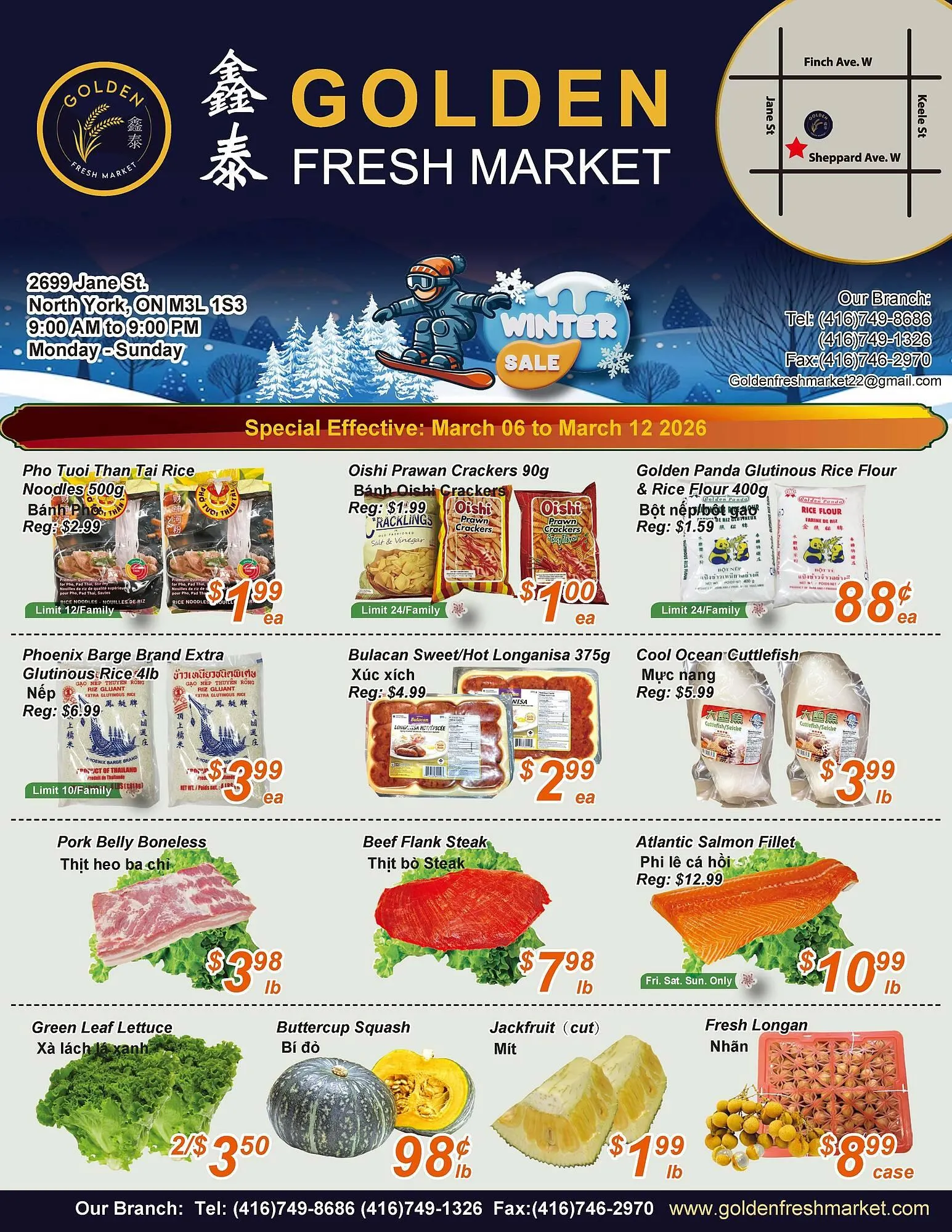 Golden Fresh Market flyer from March 6 to March 12 2026 - flyer page 1
