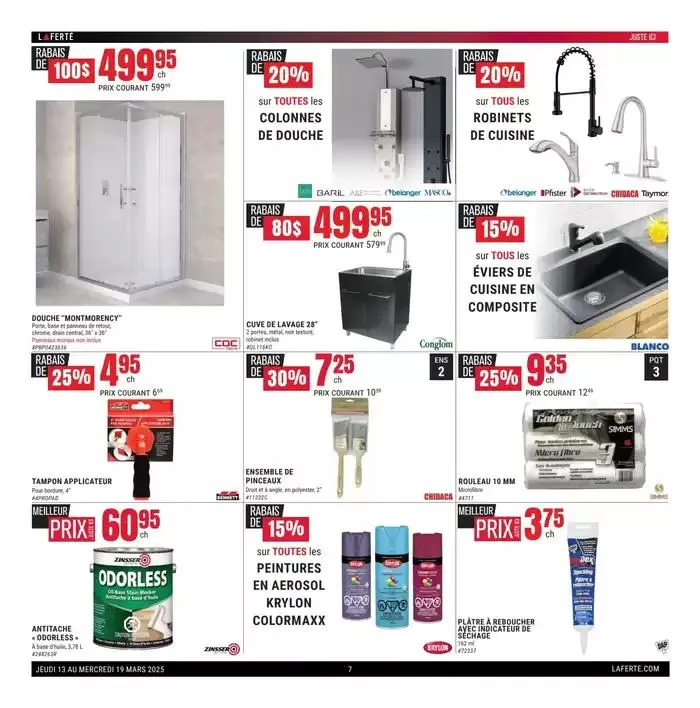 Les Speciaux De La Semaine from March 13 to March 19 2025 - flyer page 7