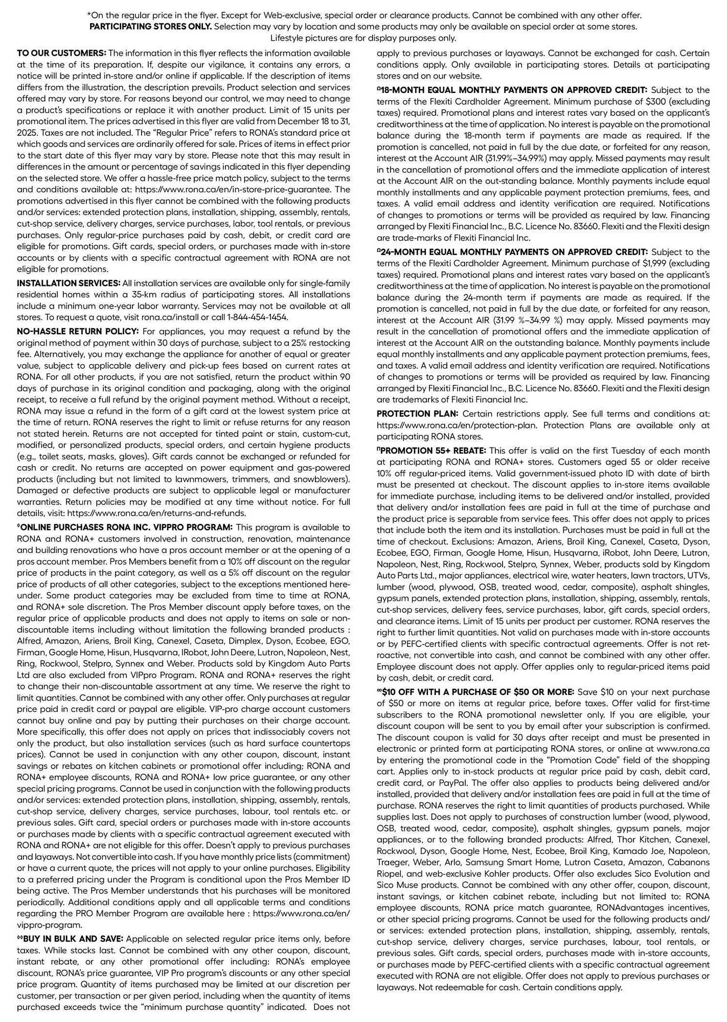 RONA flyer from December 18 to December 25 2025 - flyer page 21