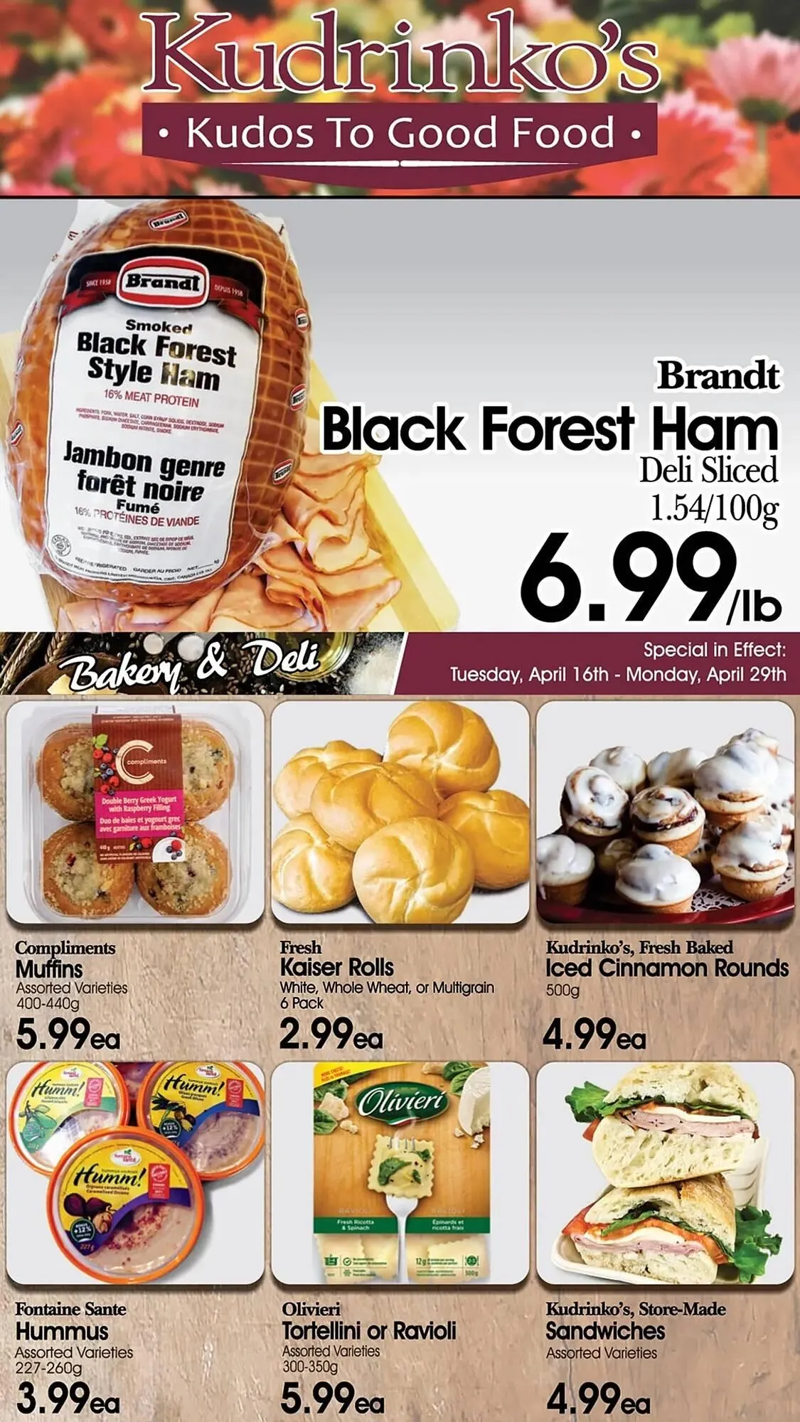 Kudrinko's flyer from April 16 to April 22 2024 - flyer page 6