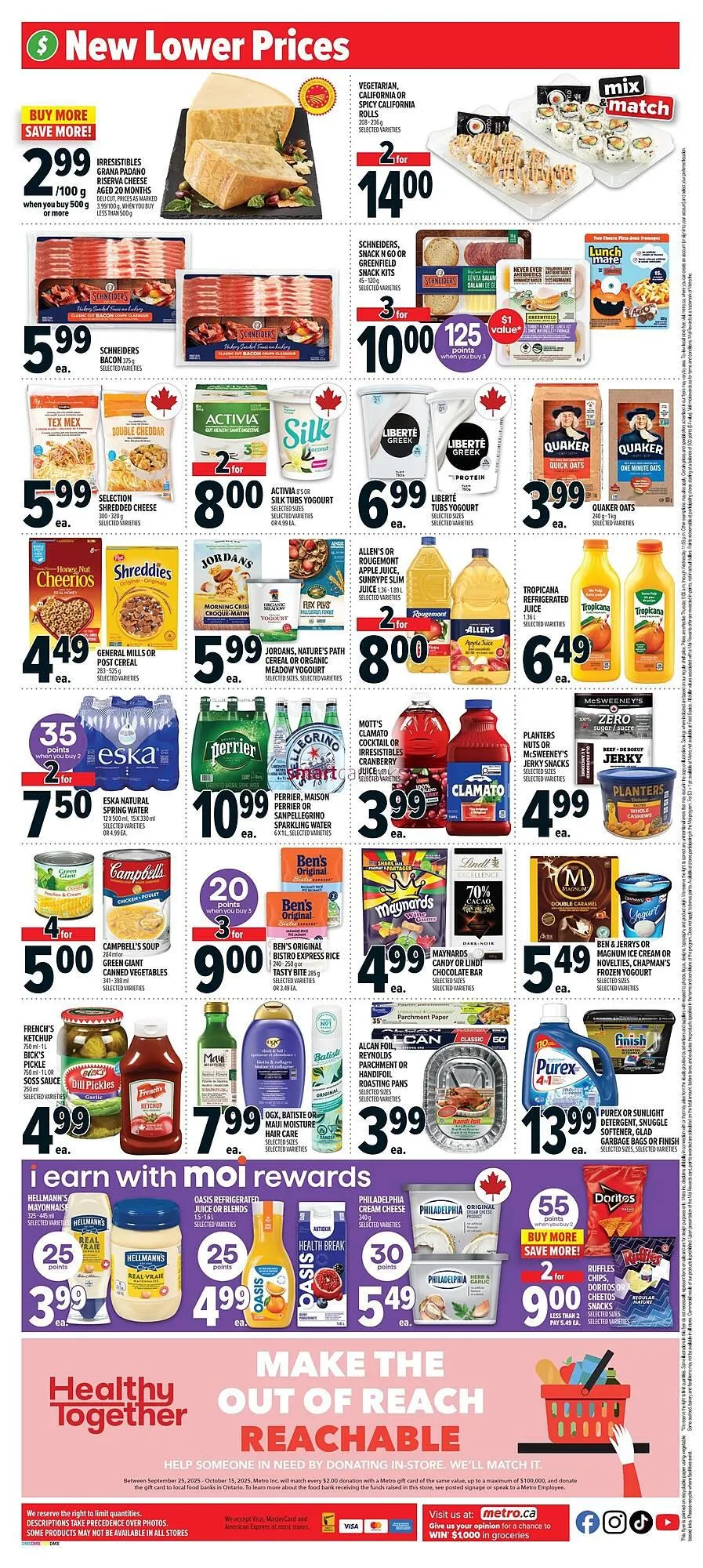 Metro flyer from October 2 to October 8 2025 - flyer page 4